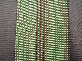 Gummigurte, Sitzgummigurte grün/schwarz 6 cm