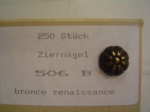 Ziernägel 506 B bronce renaissance à 125 Stück
